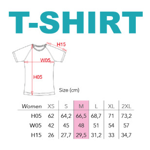 T-Shirt Sport femme M avec logo de l'école - ISCVI