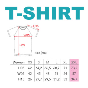 T-Shirt Sport femme XXL avec logo de l'école - ISCVI